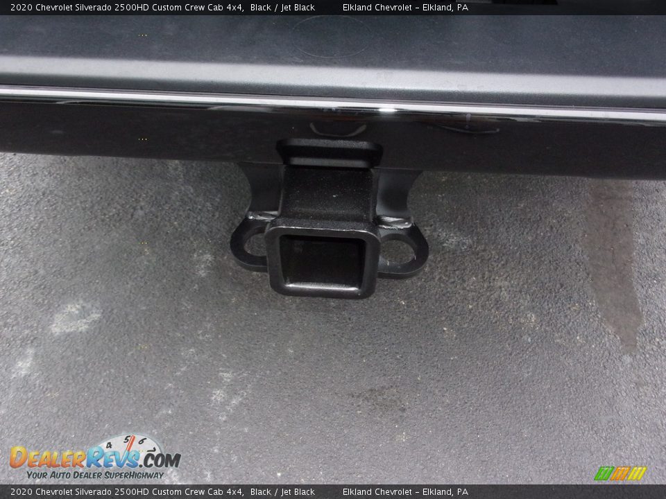 2020 Chevrolet Silverado 2500HD Custom Crew Cab 4x4 Black / Jet Black Photo #8