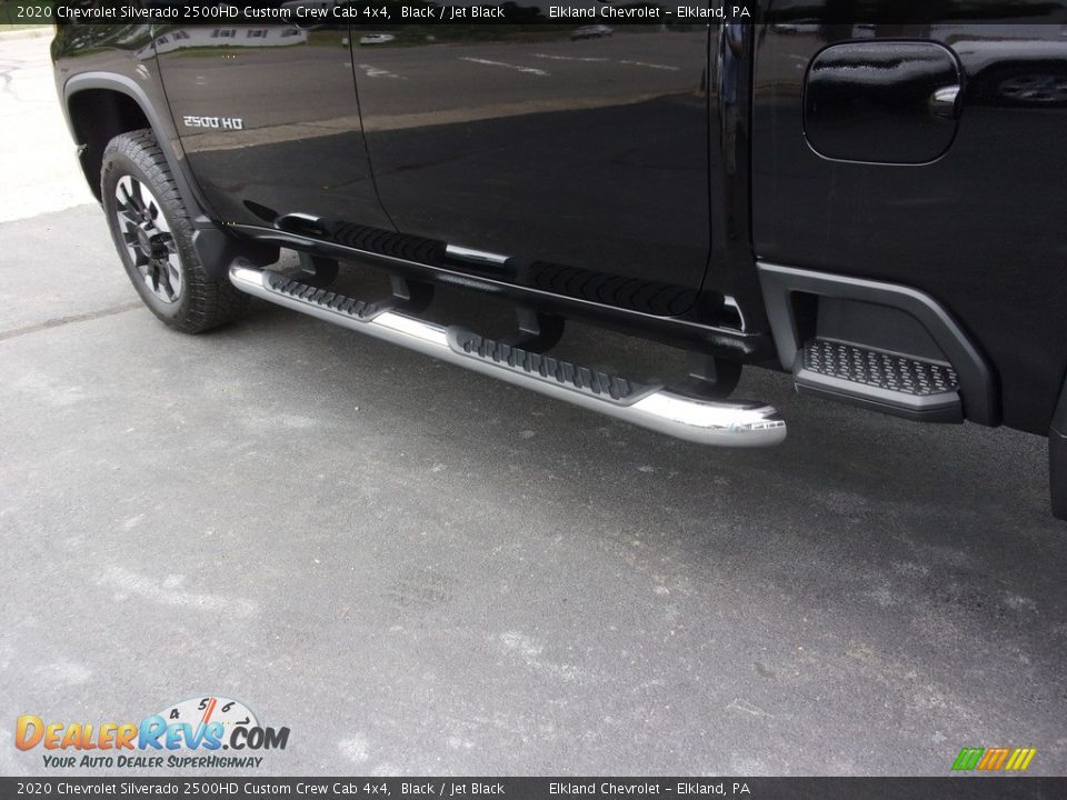 2020 Chevrolet Silverado 2500HD Custom Crew Cab 4x4 Black / Jet Black Photo #11