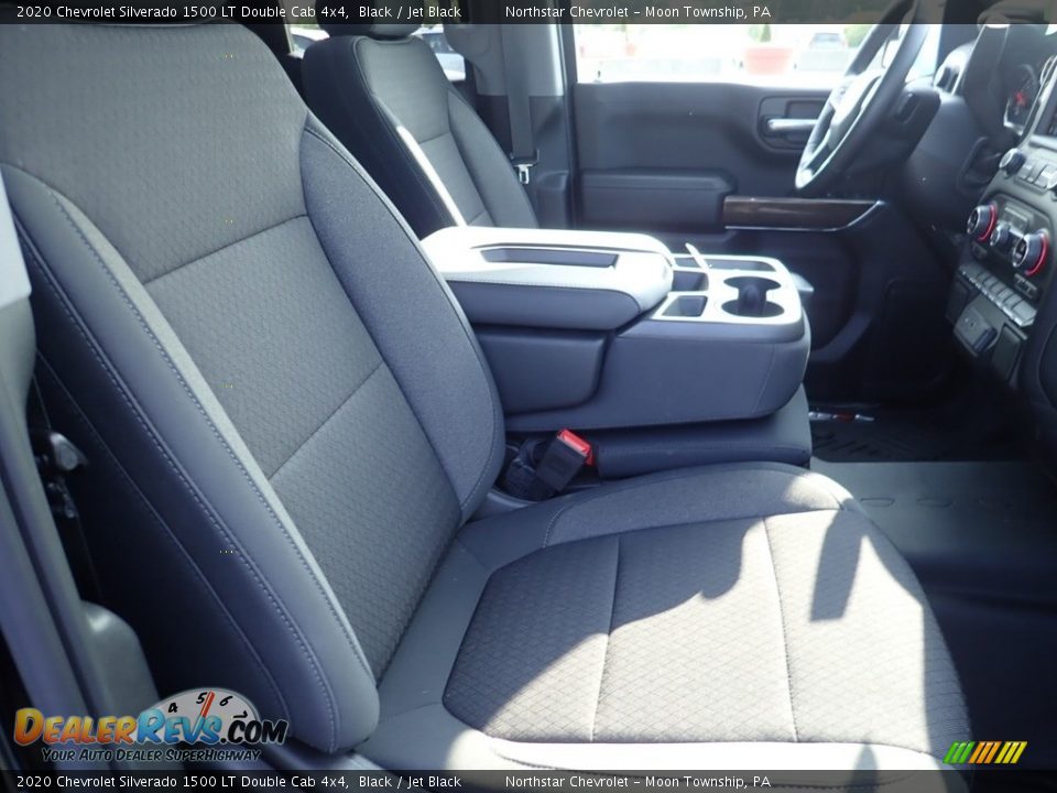 2020 Chevrolet Silverado 1500 LT Double Cab 4x4 Black / Jet Black Photo #8