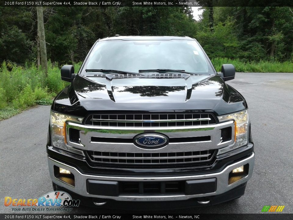 2018 Ford F150 XLT SuperCrew 4x4 Shadow Black / Earth Gray Photo #3