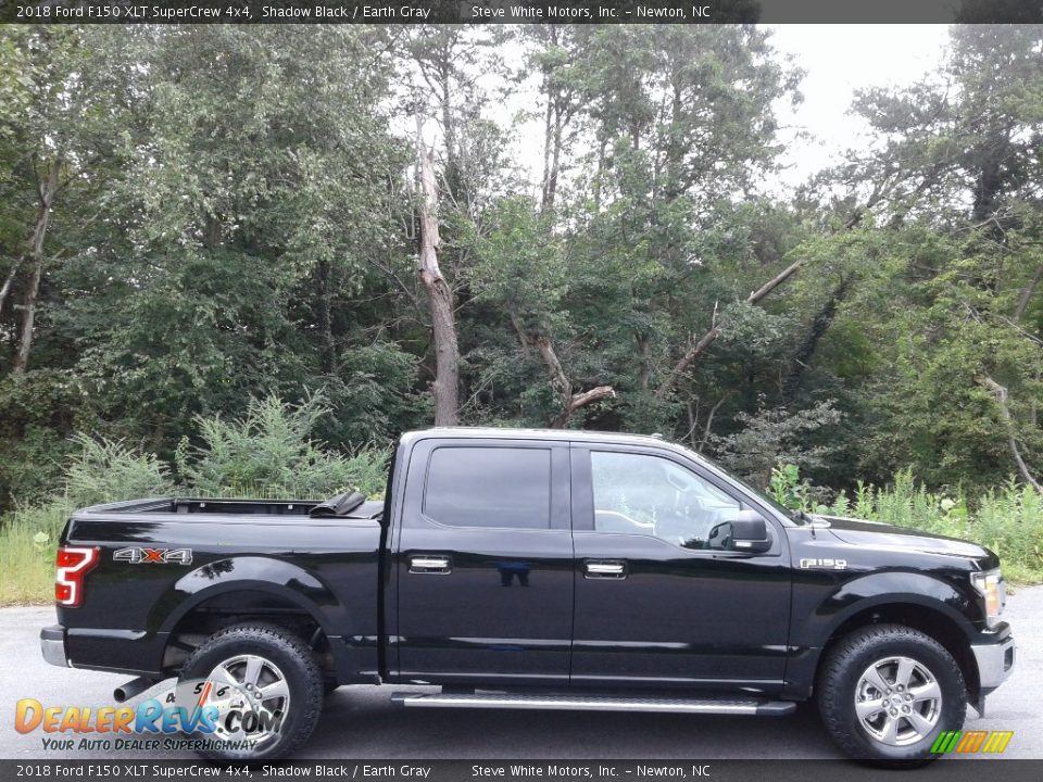 2018 Ford F150 XLT SuperCrew 4x4 Shadow Black / Earth Gray Photo #5