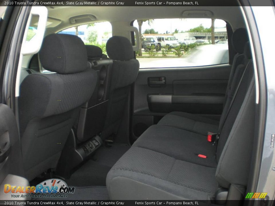 2010 Toyota Tundra CrewMax 4x4 Slate Gray Metallic / Graphite Gray Photo #5
