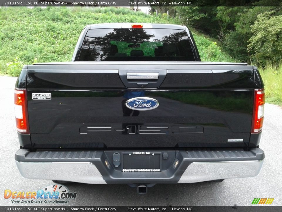 2018 Ford F150 XLT SuperCrew 4x4 Shadow Black / Earth Gray Photo #7