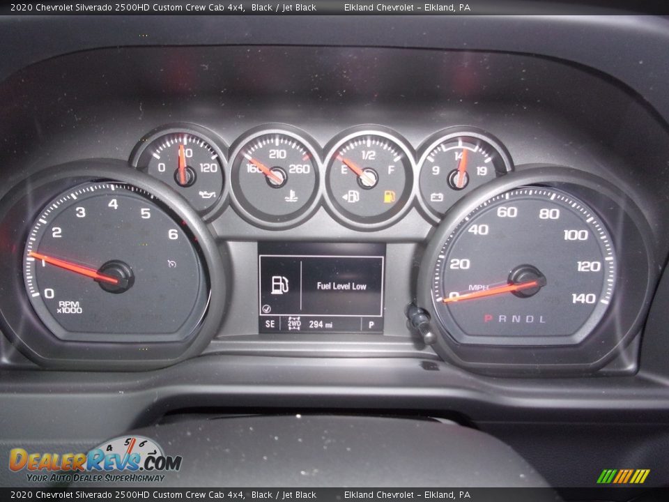 2020 Chevrolet Silverado 2500HD Custom Crew Cab 4x4 Black / Jet Black Photo #18