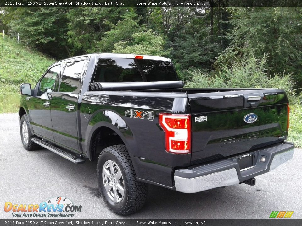 2018 Ford F150 XLT SuperCrew 4x4 Shadow Black / Earth Gray Photo #10