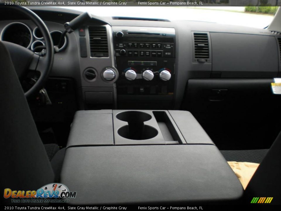2010 Toyota Tundra CrewMax 4x4 Slate Gray Metallic / Graphite Gray Photo #6
