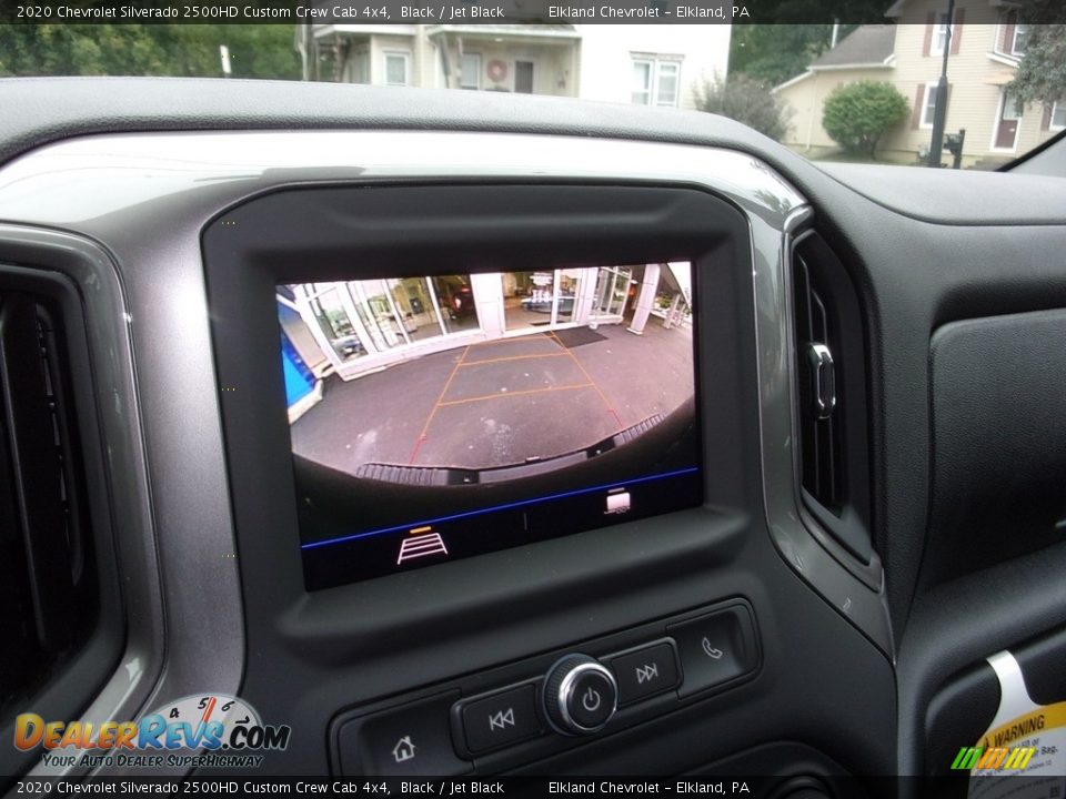 2020 Chevrolet Silverado 2500HD Custom Crew Cab 4x4 Black / Jet Black Photo #22