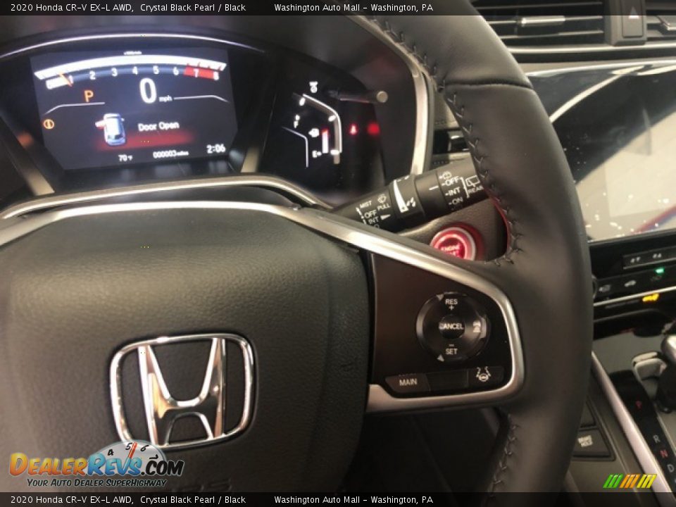 2020 Honda CR-V EX-L AWD Crystal Black Pearl / Black Photo #13