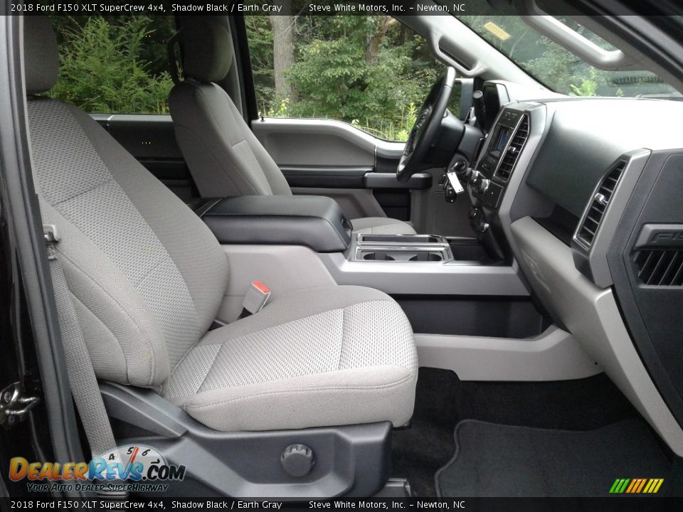 2018 Ford F150 XLT SuperCrew 4x4 Shadow Black / Earth Gray Photo #18