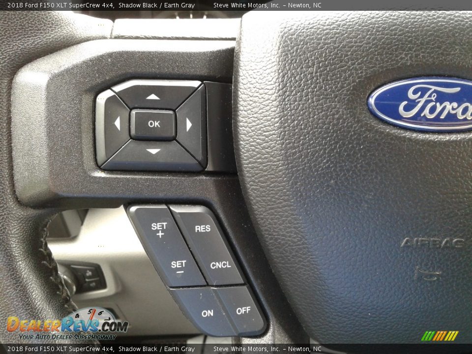 2018 Ford F150 XLT SuperCrew 4x4 Shadow Black / Earth Gray Photo #19