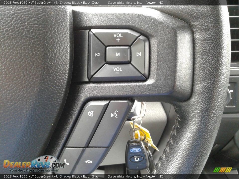2018 Ford F150 XLT SuperCrew 4x4 Shadow Black / Earth Gray Photo #20
