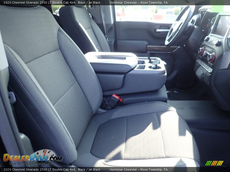 2020 Chevrolet Silverado 1500 LT Double Cab 4x4 Black / Jet Black Photo #9