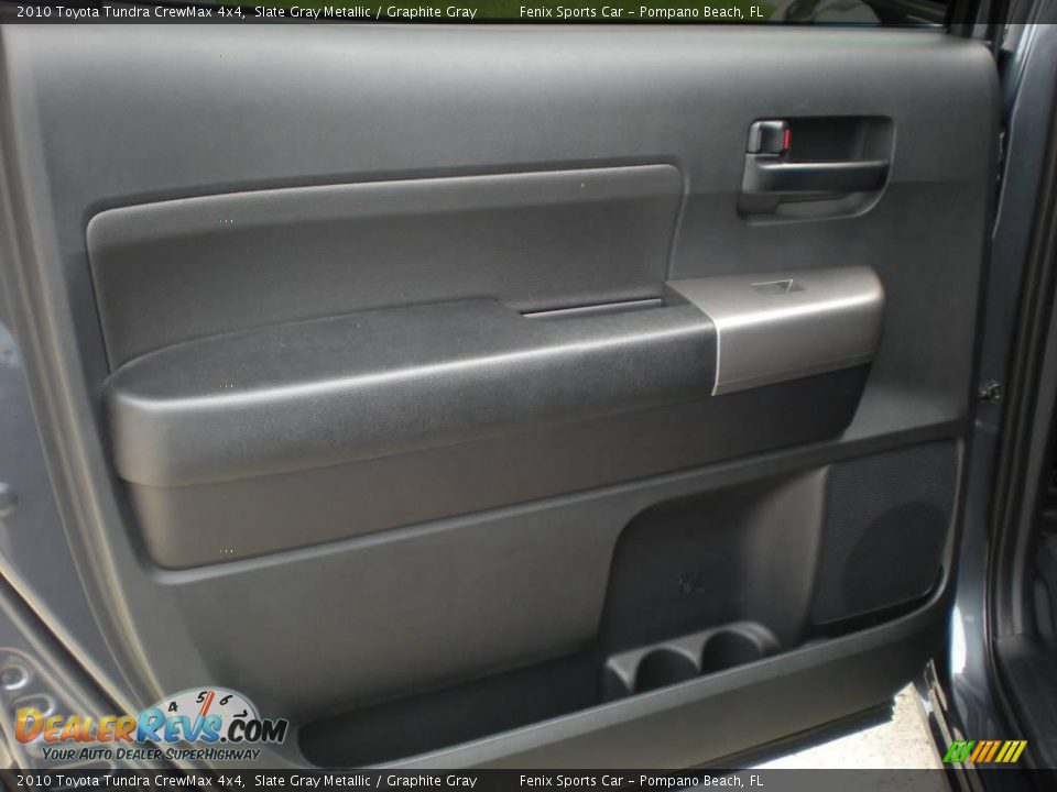 2010 Toyota Tundra CrewMax 4x4 Slate Gray Metallic / Graphite Gray Photo #8