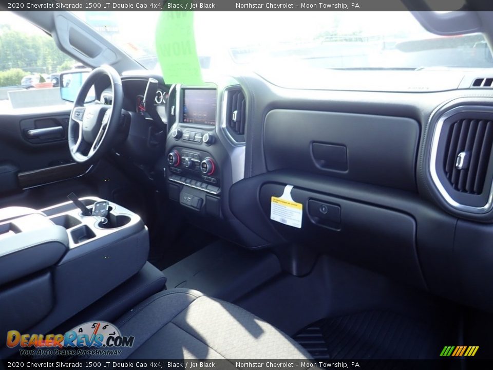2020 Chevrolet Silverado 1500 LT Double Cab 4x4 Black / Jet Black Photo #10
