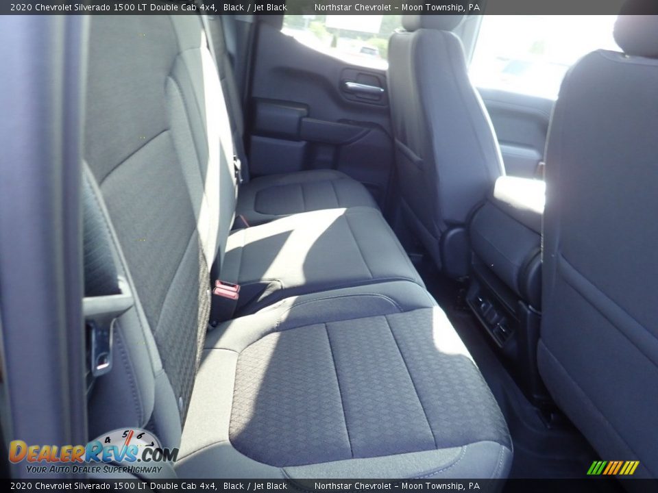 2020 Chevrolet Silverado 1500 LT Double Cab 4x4 Black / Jet Black Photo #11
