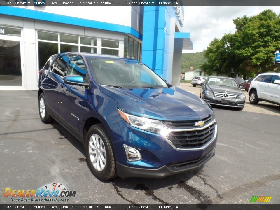 2020 Chevrolet Equinox LT AWD Pacific Blue Metallic / Jet Black Photo #4