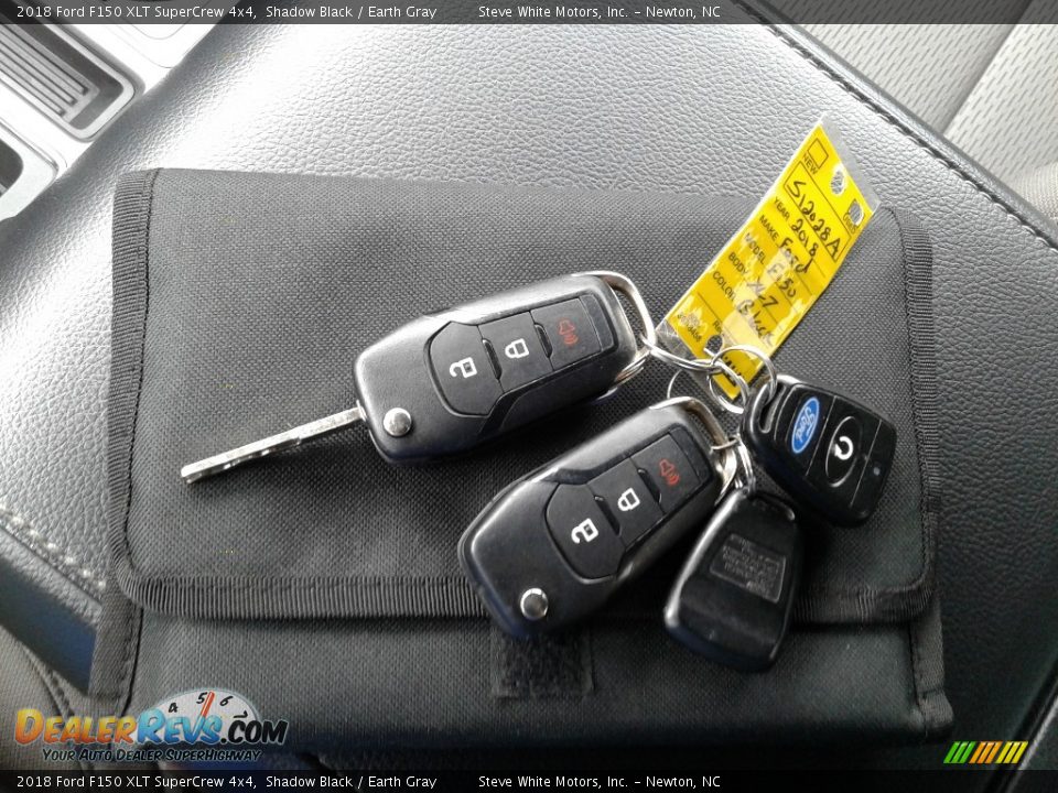 2018 Ford F150 XLT SuperCrew 4x4 Shadow Black / Earth Gray Photo #29