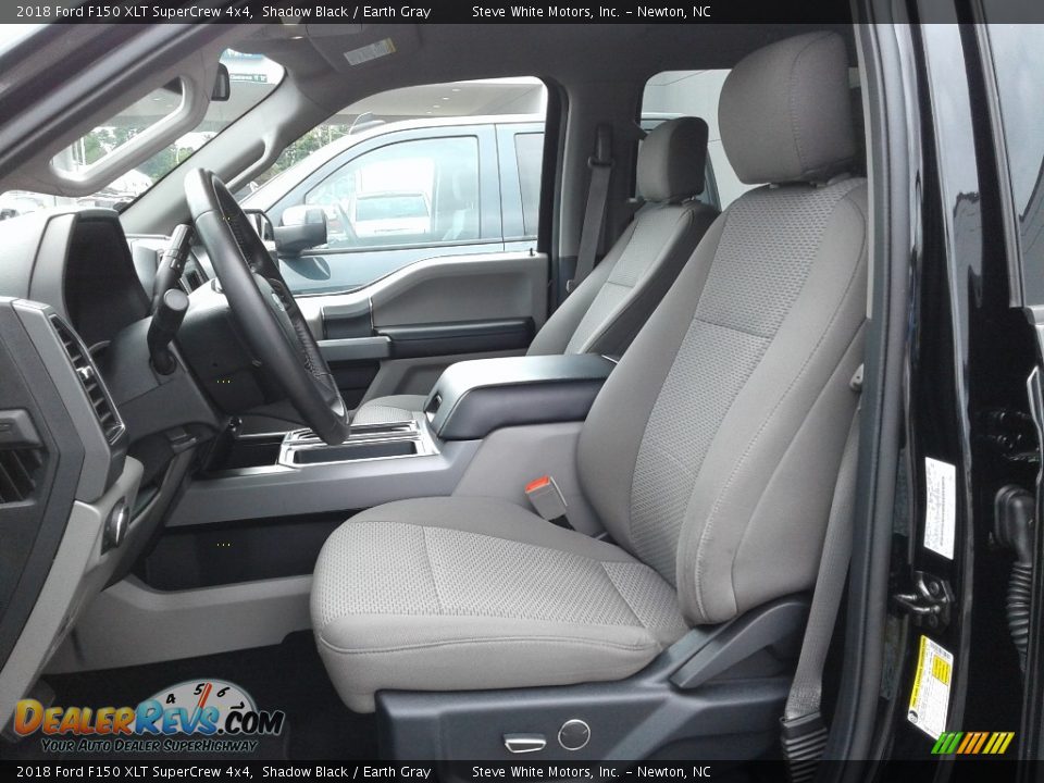 2018 Ford F150 XLT SuperCrew 4x4 Shadow Black / Earth Gray Photo #31