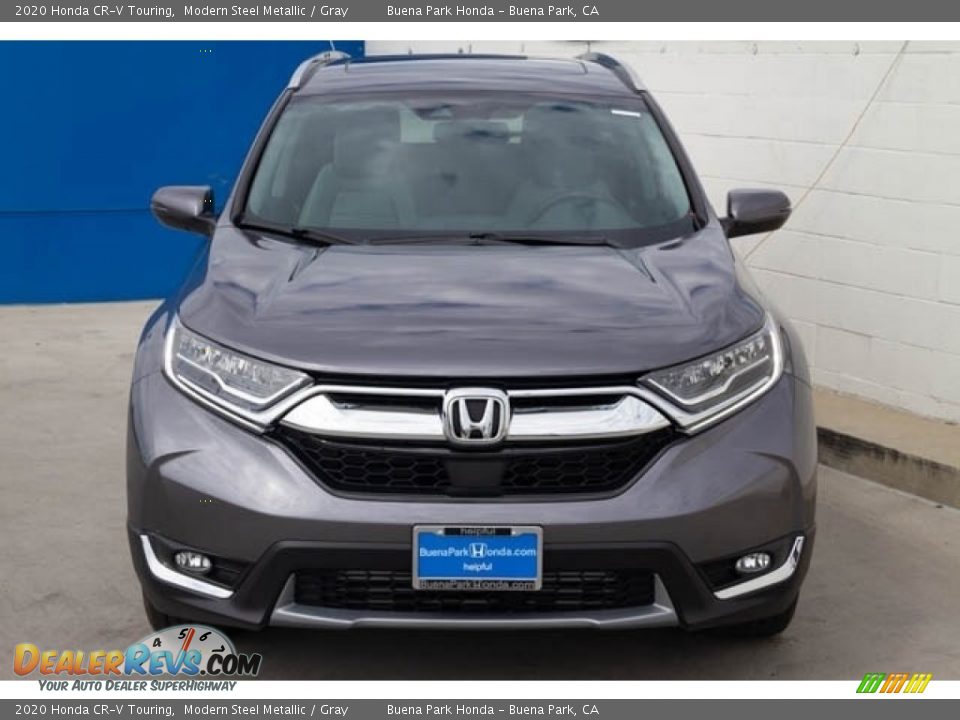 2020 Honda CR-V Touring Modern Steel Metallic / Gray Photo #3