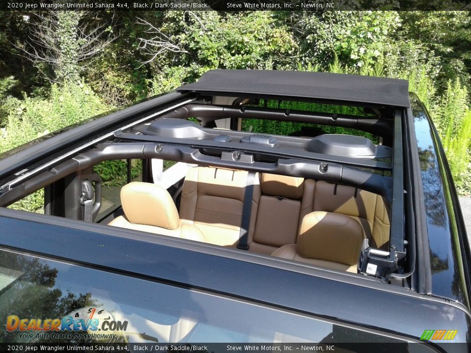 2020 Jeep Wrangler Unlimited Sahara 4x4 Black / Dark Saddle/Black Photo #9