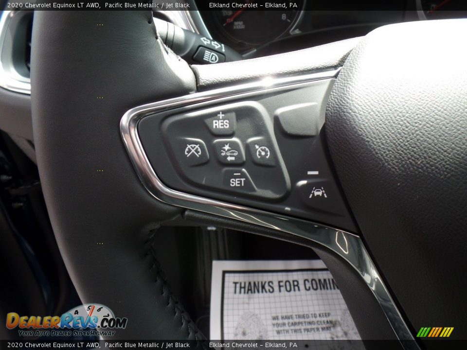 2020 Chevrolet Equinox LT AWD Pacific Blue Metallic / Jet Black Photo #21