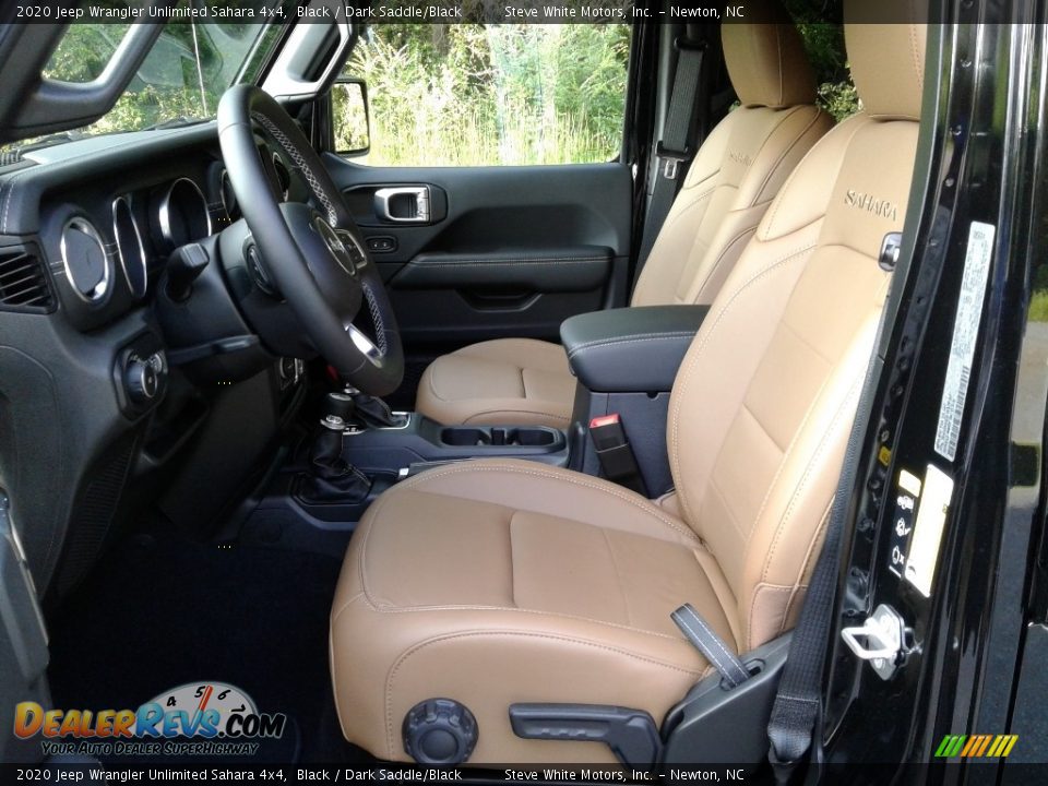2020 Jeep Wrangler Unlimited Sahara 4x4 Black / Dark Saddle/Black Photo #11