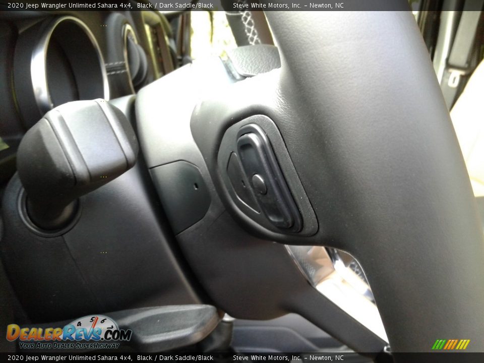 2020 Jeep Wrangler Unlimited Sahara 4x4 Black / Dark Saddle/Black Photo #13