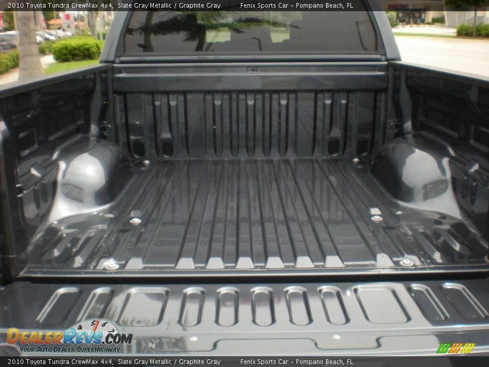 2010 Toyota Tundra CrewMax 4x4 Slate Gray Metallic / Graphite Gray Photo #12