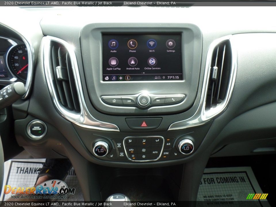 2020 Chevrolet Equinox LT AWD Pacific Blue Metallic / Jet Black Photo #25