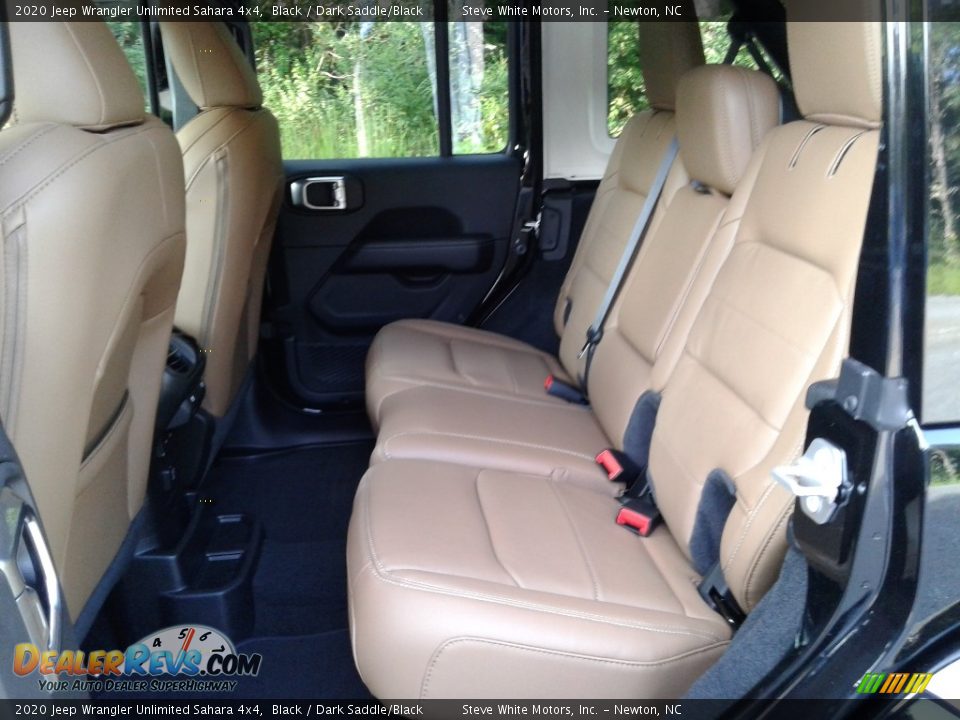 2020 Jeep Wrangler Unlimited Sahara 4x4 Black / Dark Saddle/Black Photo #14