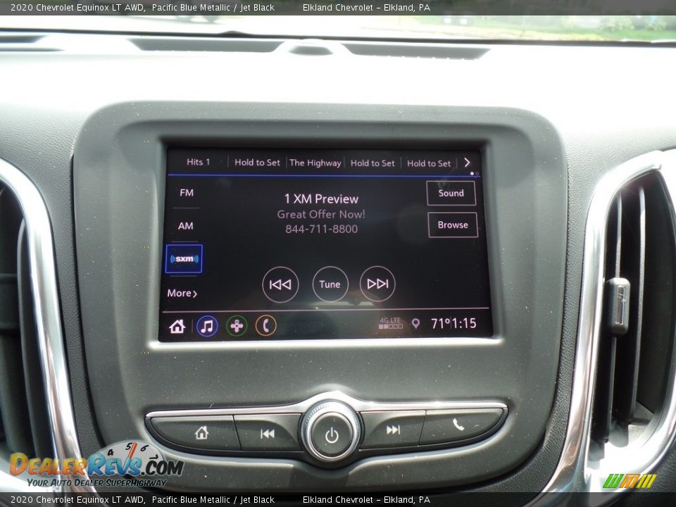 2020 Chevrolet Equinox LT AWD Pacific Blue Metallic / Jet Black Photo #27