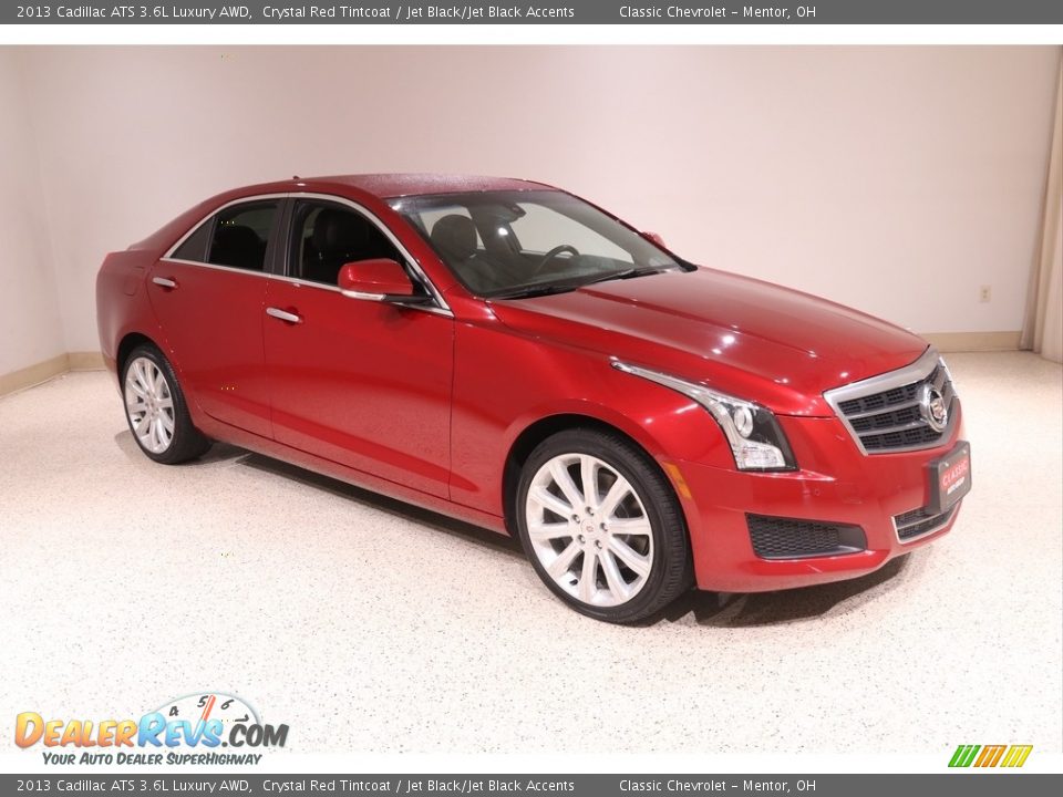 Crystal Red Tintcoat 2013 Cadillac ATS 3.6L Luxury AWD Photo #1