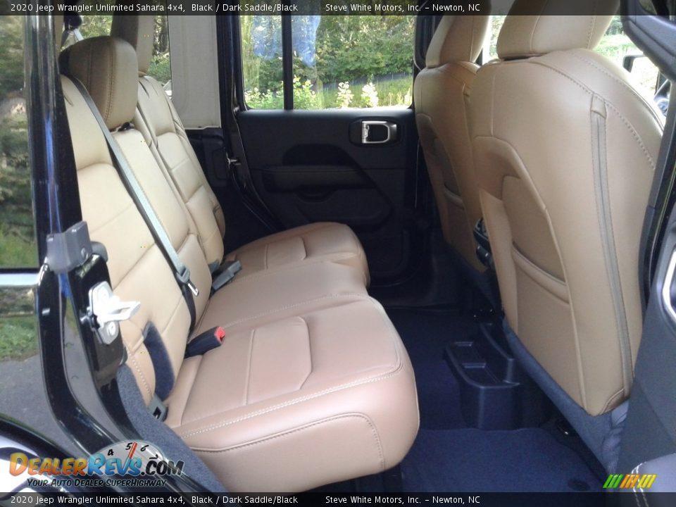 2020 Jeep Wrangler Unlimited Sahara 4x4 Black / Dark Saddle/Black Photo #16