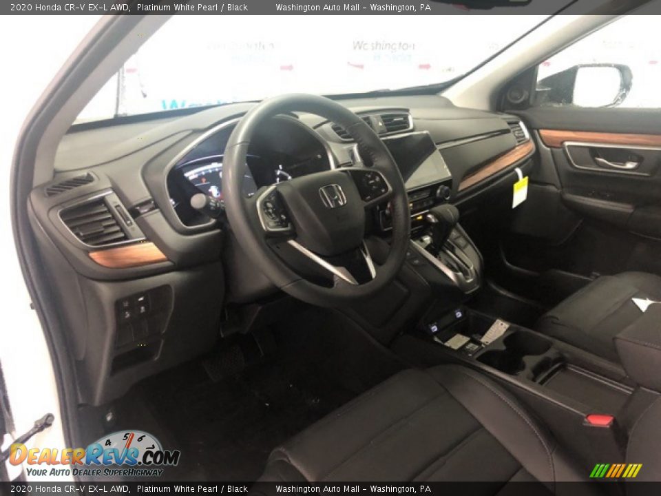 2020 Honda CR-V EX-L AWD Platinum White Pearl / Black Photo #7