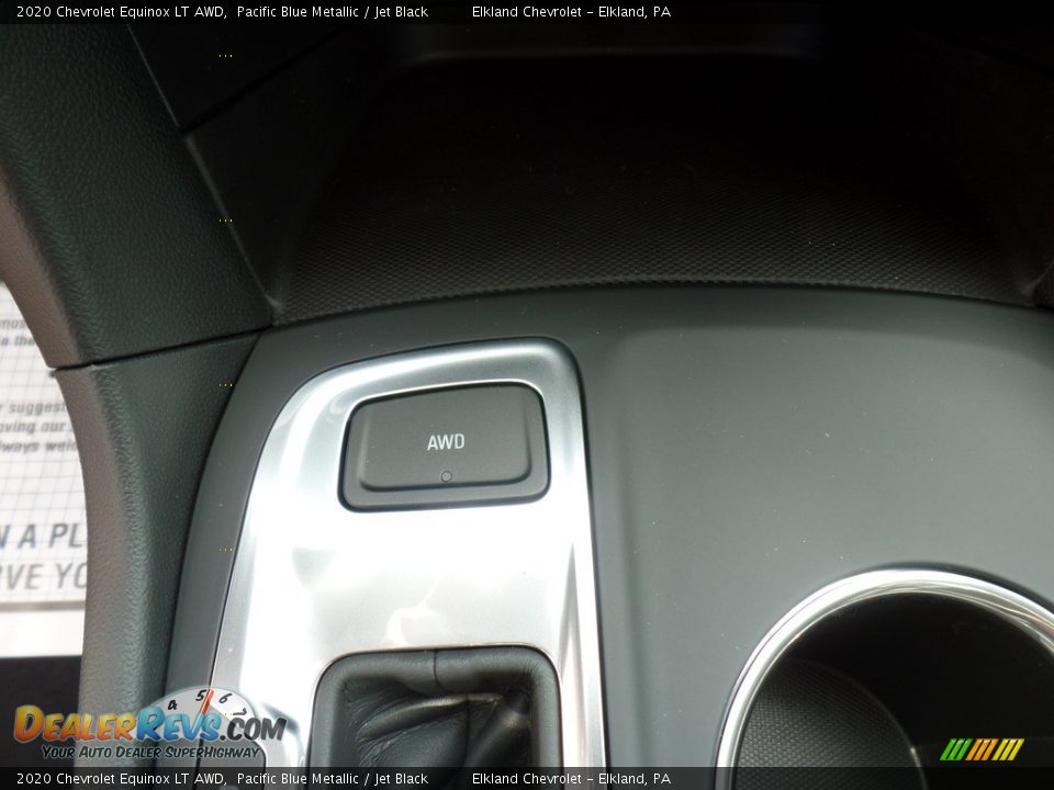 2020 Chevrolet Equinox LT AWD Pacific Blue Metallic / Jet Black Photo #32