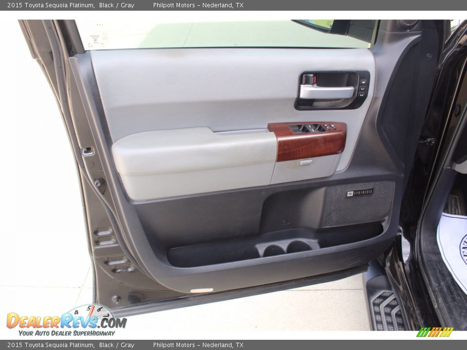 Door Panel of 2015 Toyota Sequoia Platinum Photo #9