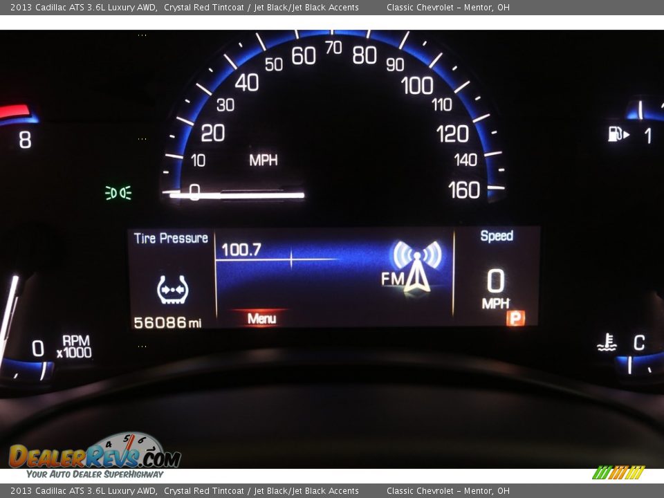 2013 Cadillac ATS 3.6L Luxury AWD Gauges Photo #8