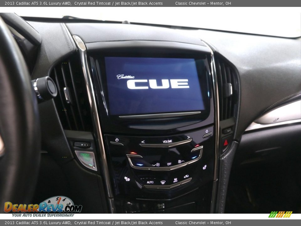 2013 Cadillac ATS 3.6L Luxury AWD Crystal Red Tintcoat / Jet Black/Jet Black Accents Photo #9