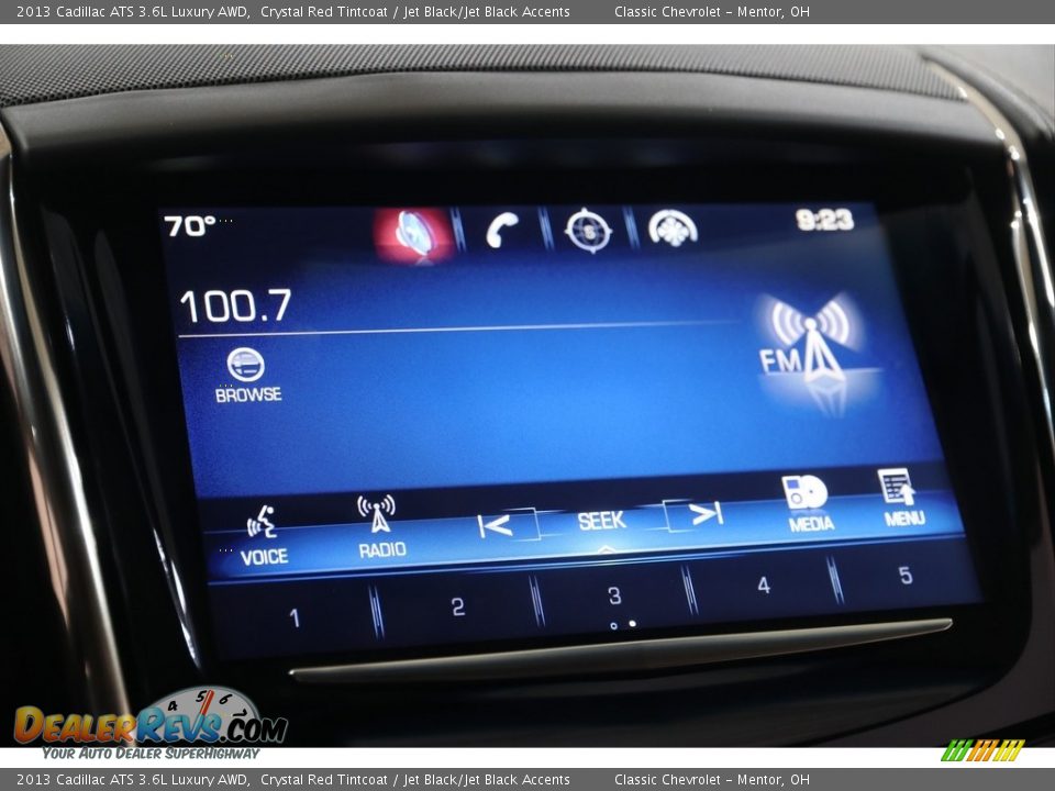 2013 Cadillac ATS 3.6L Luxury AWD Crystal Red Tintcoat / Jet Black/Jet Black Accents Photo #11