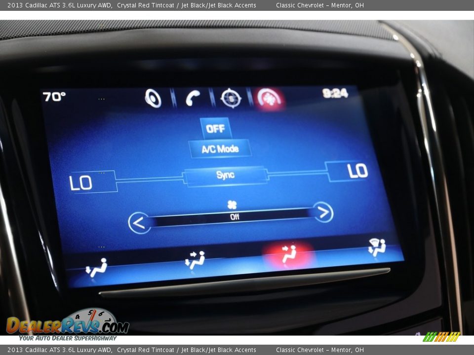 2013 Cadillac ATS 3.6L Luxury AWD Crystal Red Tintcoat / Jet Black/Jet Black Accents Photo #15
