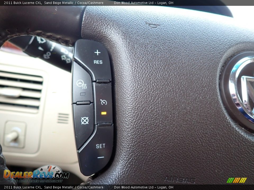 2011 Buick Lucerne CXL Sand Beige Metallic / Cocoa/Cashmere Photo #22