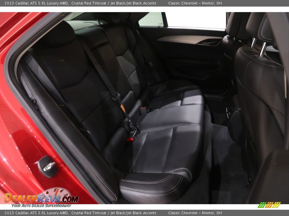 2013 Cadillac ATS 3.6L Luxury AWD Crystal Red Tintcoat / Jet Black/Jet Black Accents Photo #18