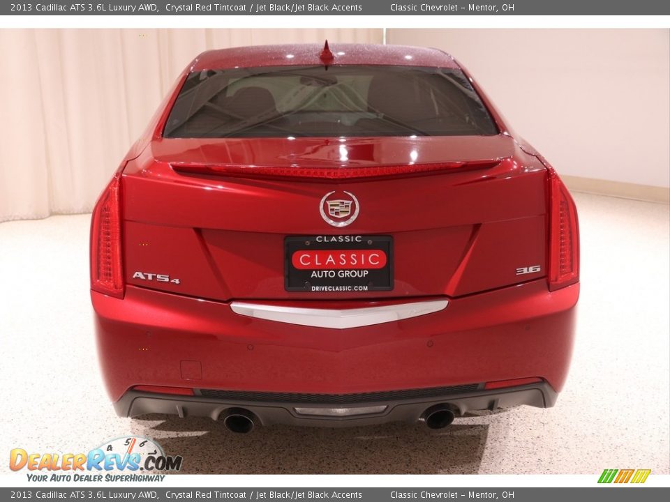 2013 Cadillac ATS 3.6L Luxury AWD Crystal Red Tintcoat / Jet Black/Jet Black Accents Photo #20
