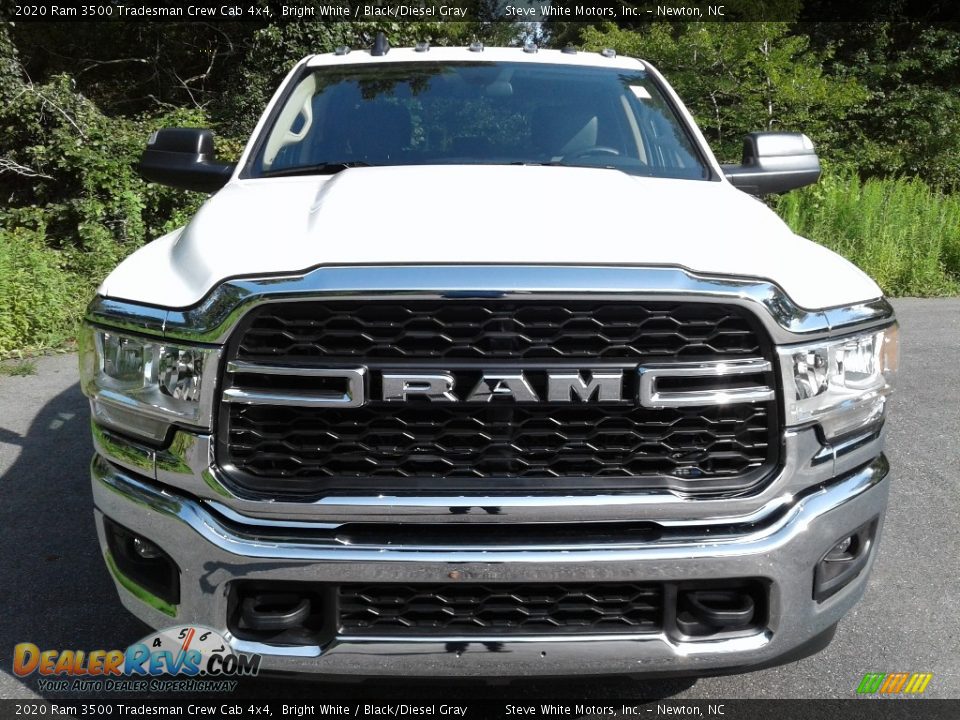 2020 Ram 3500 Tradesman Crew Cab 4x4 Bright White / Black/Diesel Gray Photo #3