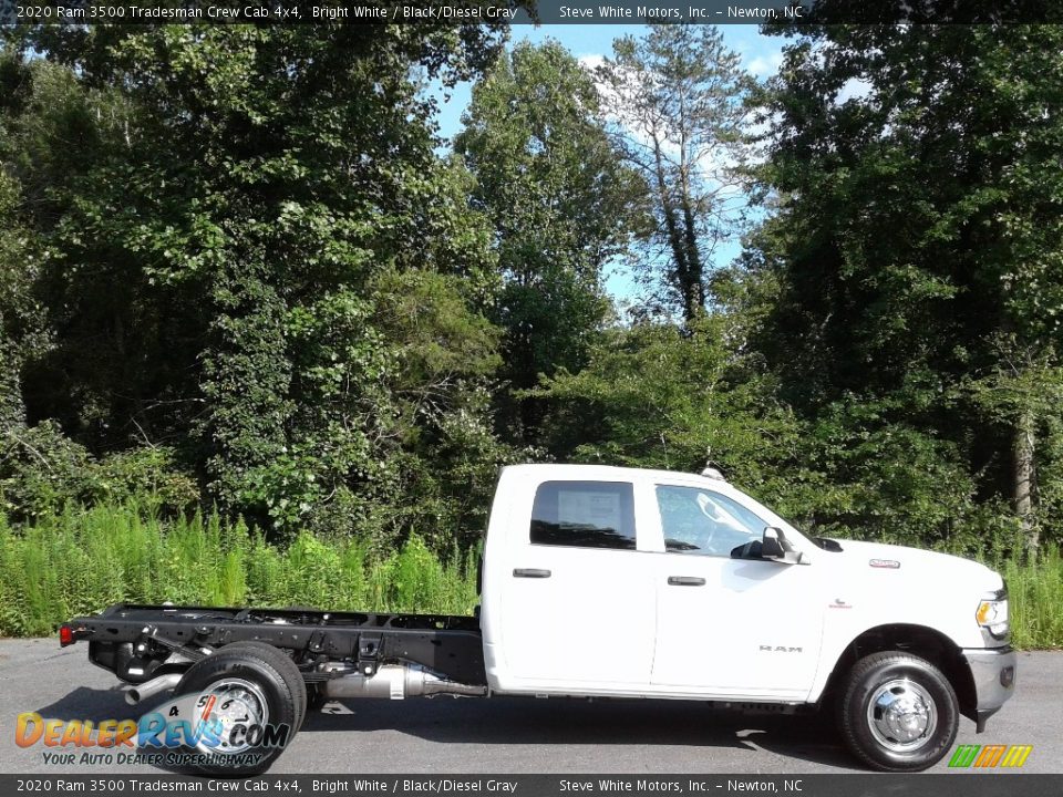 2020 Ram 3500 Tradesman Crew Cab 4x4 Bright White / Black/Diesel Gray Photo #5