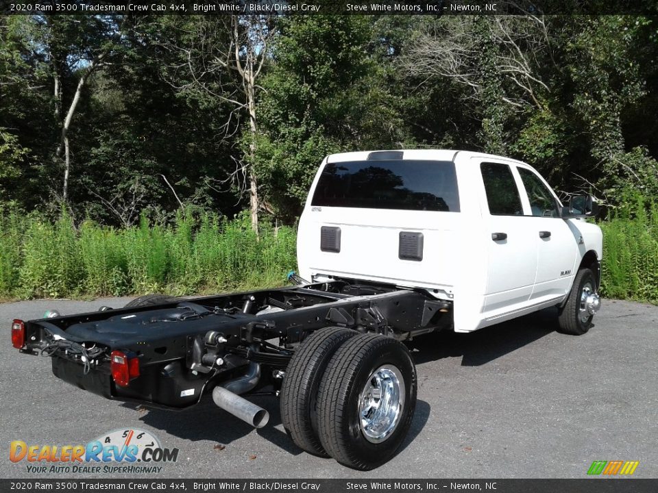 2020 Ram 3500 Tradesman Crew Cab 4x4 Bright White / Black/Diesel Gray Photo #6