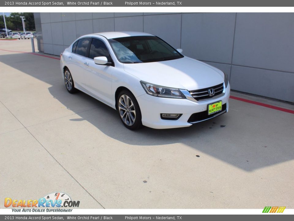 2013 Honda Accord Sport Sedan White Orchid Pearl / Black Photo #2