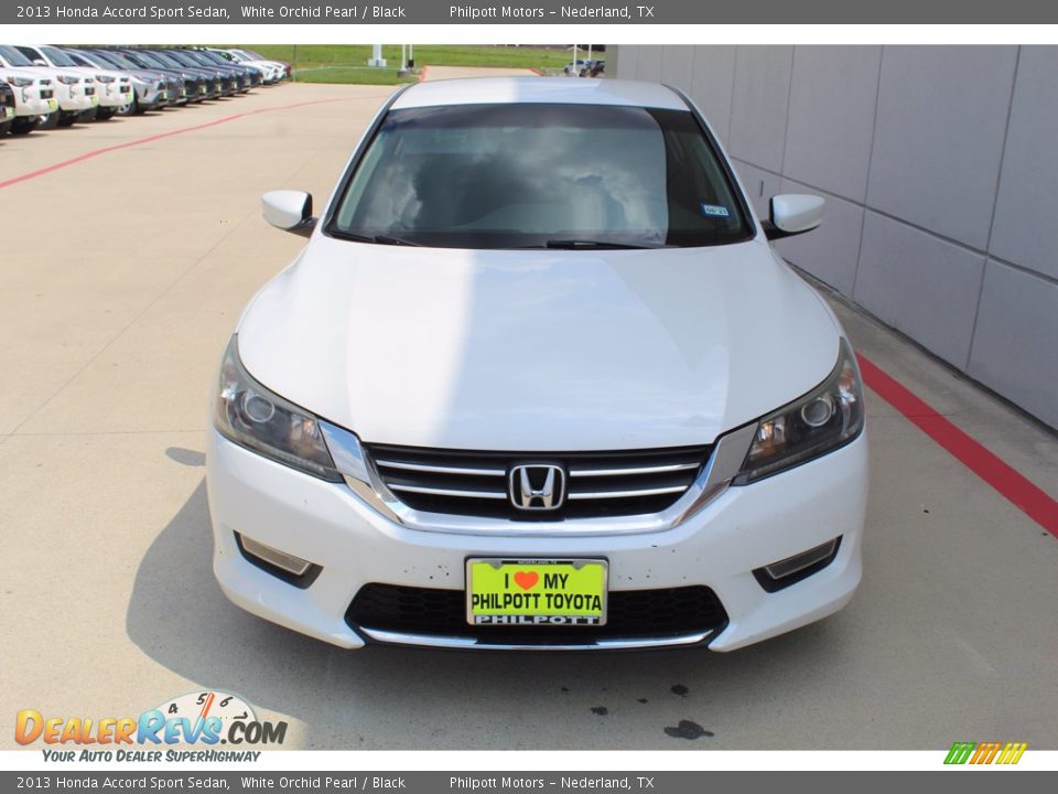2013 Honda Accord Sport Sedan White Orchid Pearl / Black Photo #3
