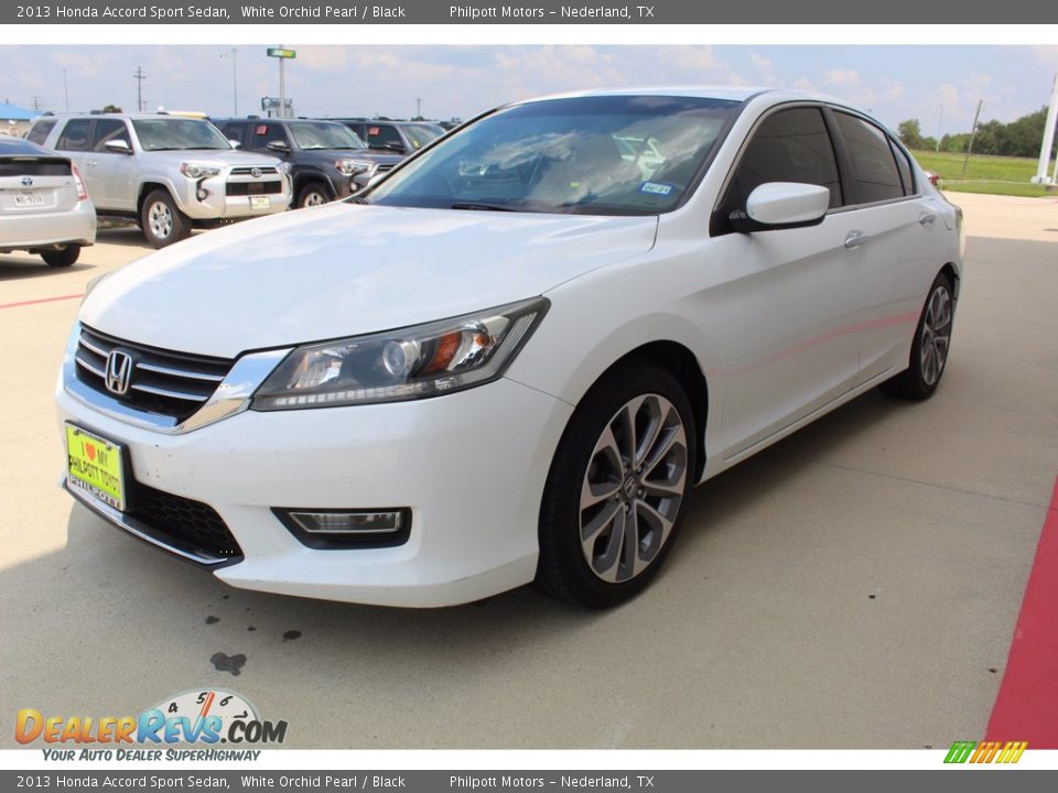 2013 Honda Accord Sport Sedan White Orchid Pearl / Black Photo #4