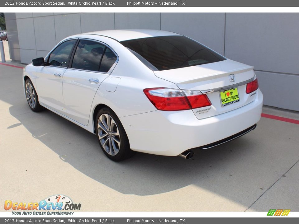 2013 Honda Accord Sport Sedan White Orchid Pearl / Black Photo #6